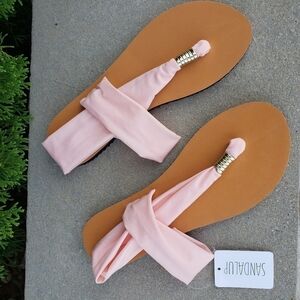 NWT Sandalup Yoga Sling Sandals Size 7 Pink